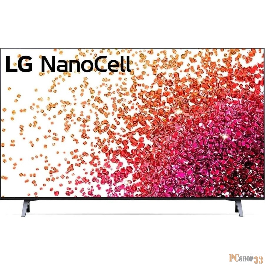 Телевизор LED LG 50 50NANO756QA.ADKG NanoCell черный 4K Ultra HD 60Hz DVB-T DVB-T2 DVB-C DVB-S DVB-S2 USB WiFi Smart TV (RUS)