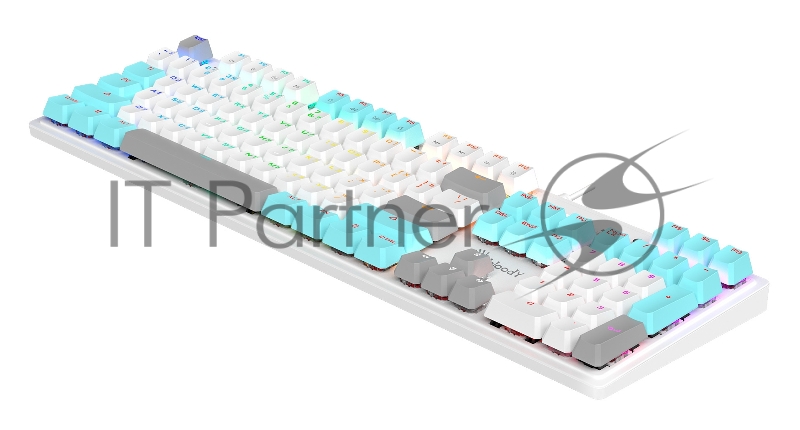 Клавиатура A4Tech Bloody S510N механическая белый USB