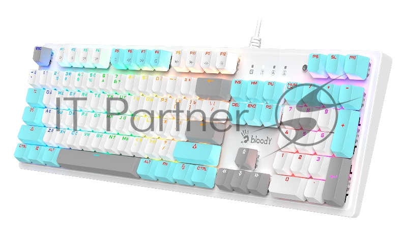 Клавиатура A4Tech Bloody S510N механическая белый USB