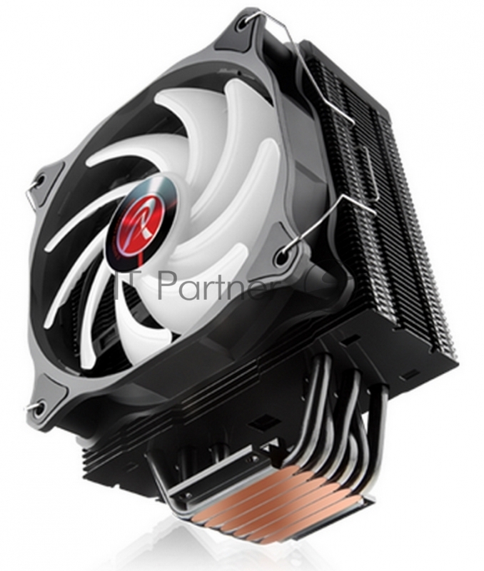 Кулер Raijintek ELEOS 12 EVO RBW 0R10B00222 (5V ARGB PWM fans) 6pcs * 6mm Heat-pipe 1pcs *12025 PWM -ARGB fan ARGB top cover to concentrate cooling flow Compatible with Intel & AMD CPU