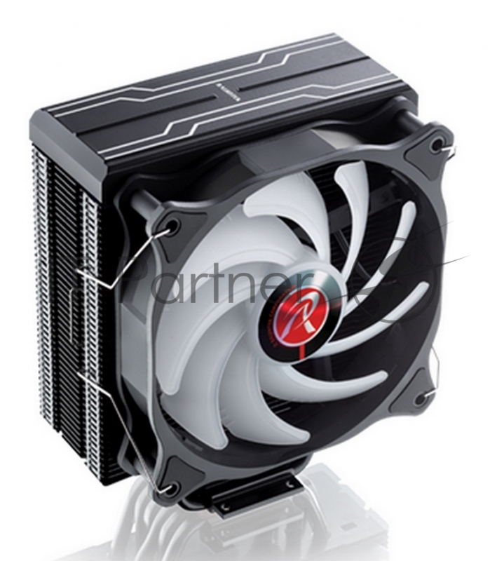 Кулер Raijintek ELEOS 12 EVO RBW 0R10B00222 (5V ARGB PWM fans) 6pcs * 6mm Heat-pipe 1pcs *12025 PWM -ARGB fan ARGB top cover to concentrate cooling flow Compatible with Intel & AMD CPU