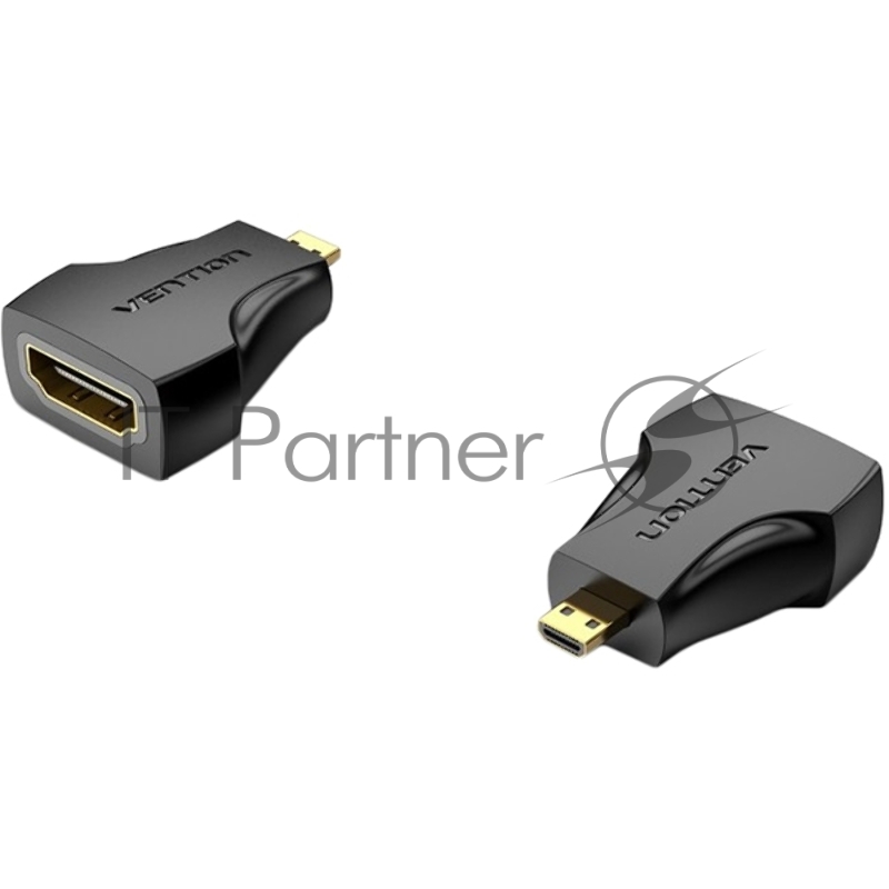 Адаптер-переходник Vention HDMI 19F/micro HDMI 19M