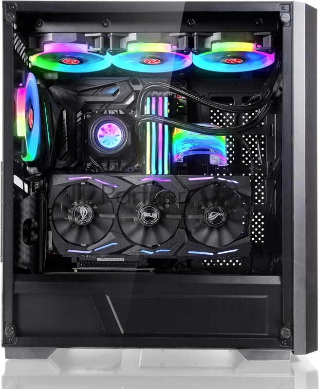 Корпус Raijintek PONOS MS4 0R20B00197, black, EEB E-ATX ATX M-ATX Mini-ITX, USB3.0x1, USB2.0x2, HD Audiox1