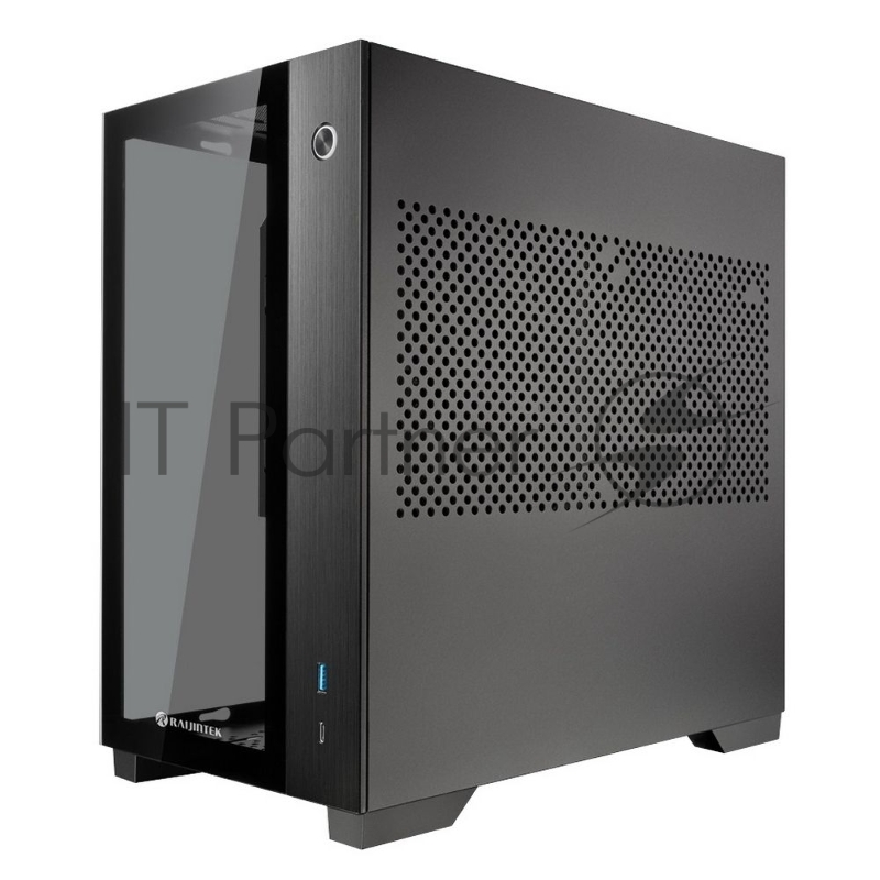 Корпус Raijintek PAEAN MINI 0R20B00213 black, Mini-ITX, for psu ATX PS/2, USB3.0x2, USB2.0x2, HD Audiox1