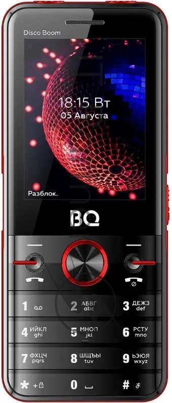 Смартфон BQ 2842 Disco Boom Black+Red