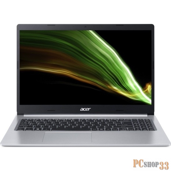 Ноутбук 15.6 FHD Acer Aspire A515-45-R5MD silver (AMD Ryzen 5 5500U/8Gb/512Gb SSD/noDVD/VGA int/no OS) (NX.A84EP.00B) (английская клавиатура)