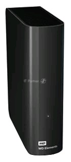 Носитель информации WD Portable HDD 4Tb Elements Desktop WDBWLG0040HBK-EESN {USB3.0, 3.5