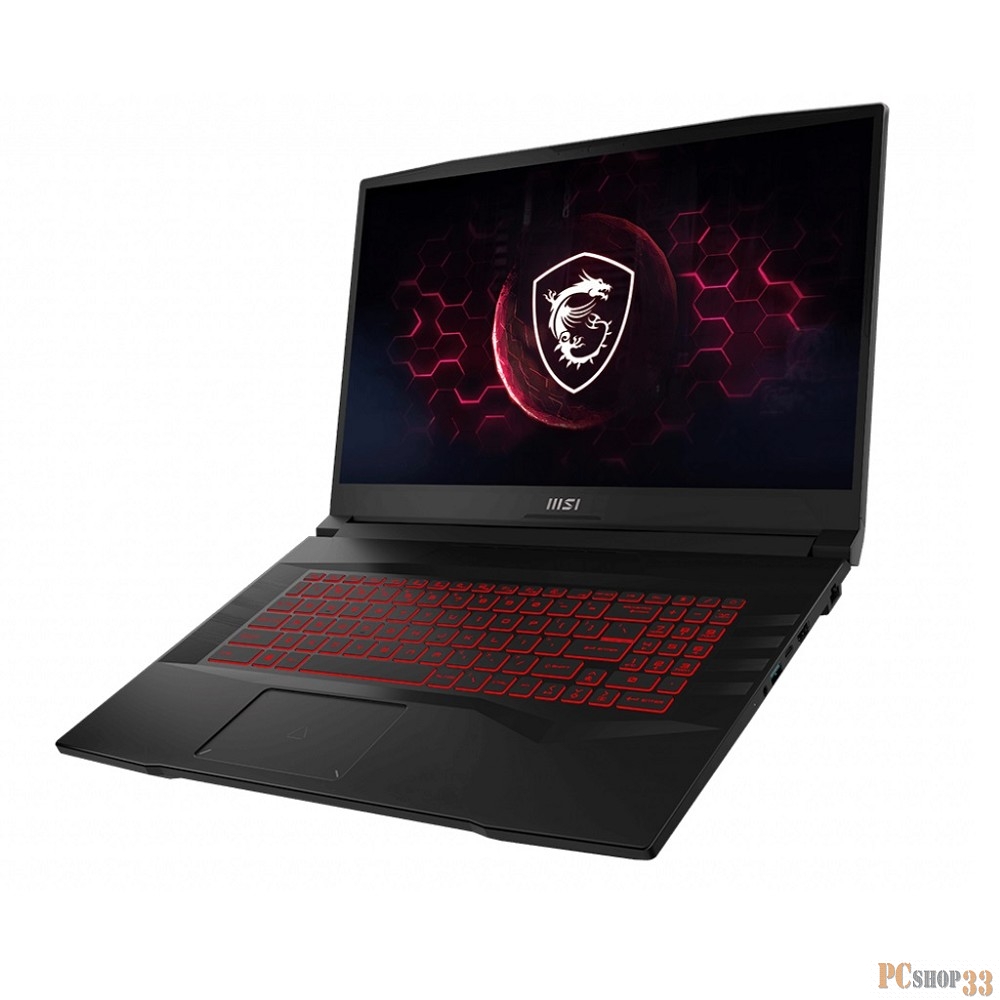 Ноутбук MSI Pulse GL76 12UCK, Core i7-12700H,2.3 GHz,17.3 FHD (1920*1080),144Hz,DDR4 8GB,512GB M.2 PCIe SSD,RTX3050 GDDR6 4GB,Titanium Gray,1y,DOS(MS-17L4)