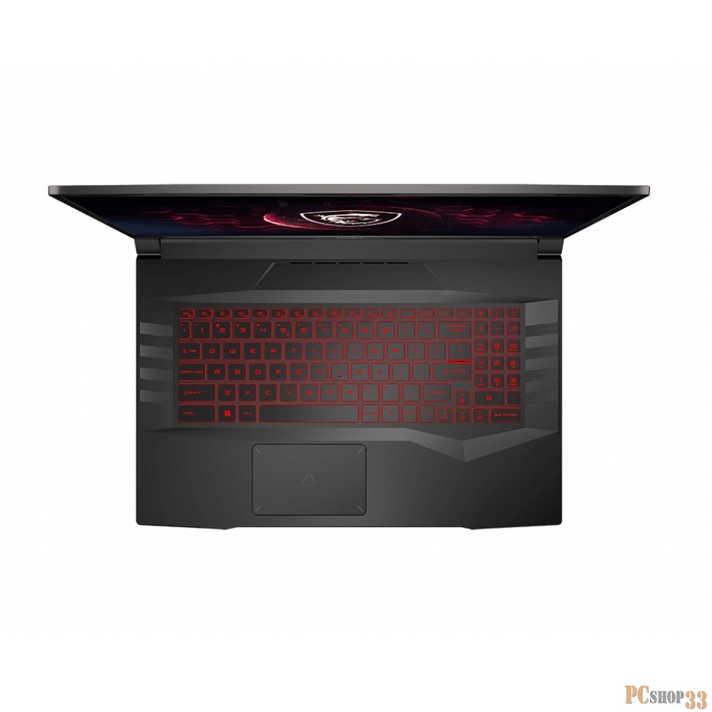 Ноутбук MSI Pulse GL76 12UCK, Core i7-12700H,2.3 GHz,17.3 FHD (1920*1080),144Hz,DDR4 8GB,512GB M.2 PCIe SSD,RTX3050 GDDR6 4GB,Titanium Gray,1y,DOS(MS-17L4)