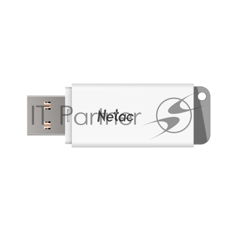 Флеш Диск Netac U185 256Gb <NT03U185N-256G-30WH>, USB3.0, с колпачком, пластиковая белая