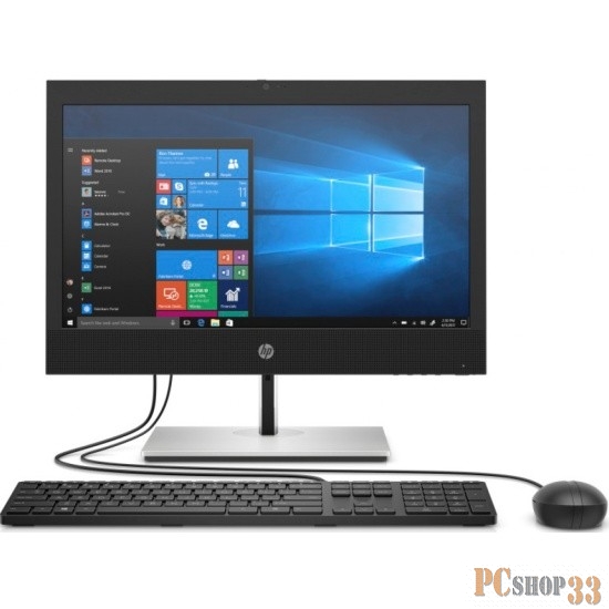 Моноблок HP ProOne 400 G6 24 i5 10500T 8Gb SSD256Gb Windows 10 Professional 64 WiFi BT мышь Cam