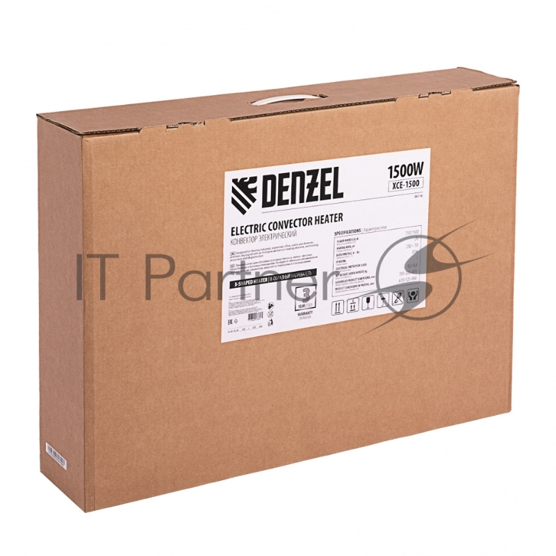 Конвектор электрический XCE-1500, 230 В, 1500 Вт, X-образный нагреватель// Denzel
