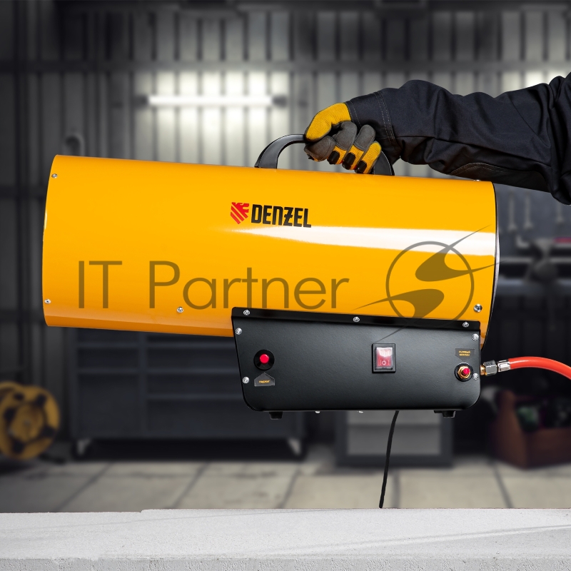 Газовая тепловая пушка GHG-50, 50 кВт, 1400 м3/ч, пропан-бутан// Denzel