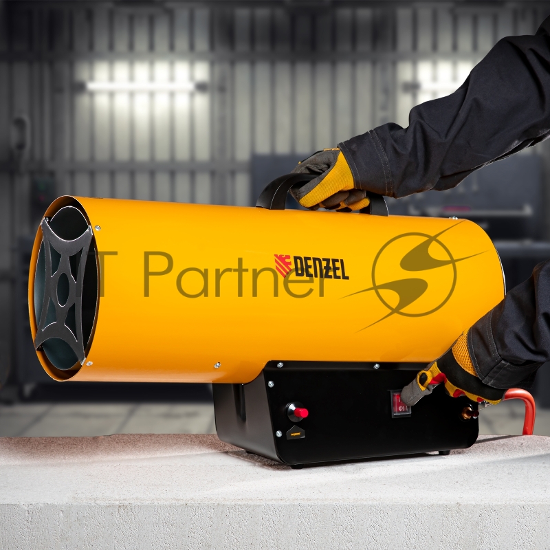 Газовая тепловая пушка GHG-50, 50 кВт, 1400 м3/ч, пропан-бутан// Denzel