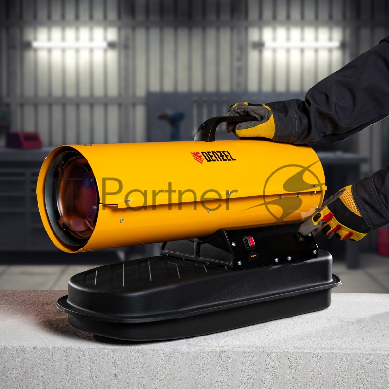 Дизельная тепловая пушка DHG-10, 10 кВт, 300 м3/ч, прямой нагрев// Denzel