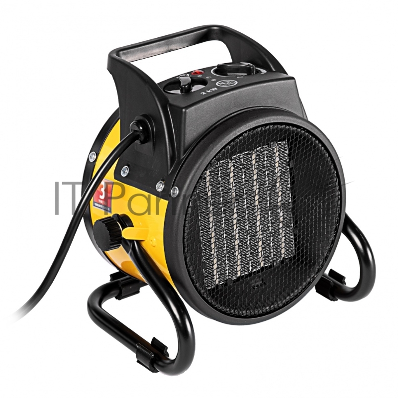 Тепловая пушка, керамический нагреватель (тепловентилятор) DHC 2-100, 230В, 0,025/1/2 кВт// Denzel