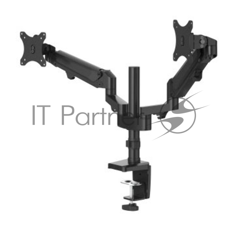 Кронштейн для мониторов Hama FM 2 Arms gas spring 00118498 черный 13-32