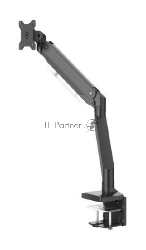Кронштейн для мониторов Hama FM Arm gas spring 00118497 черный 13-35