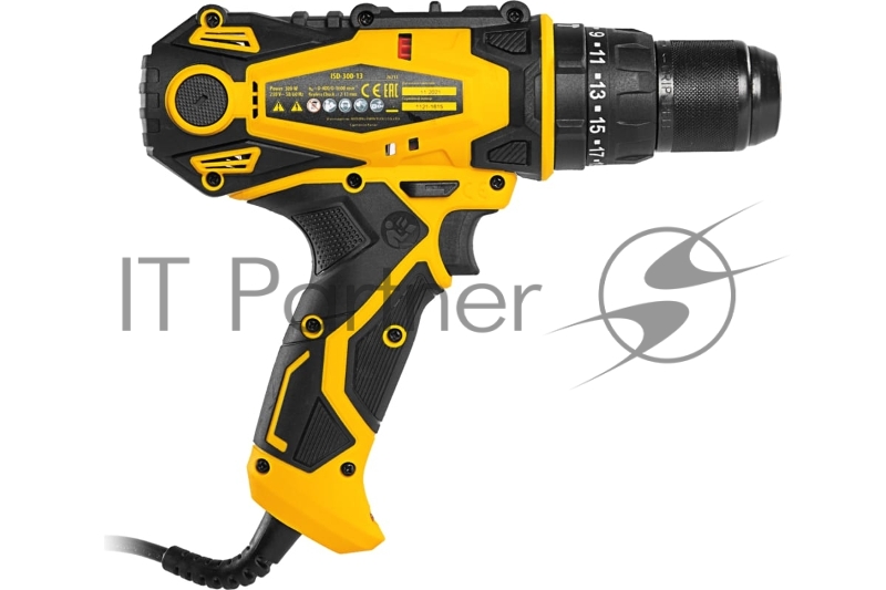 Дрель-шуруповерт сетевая ударная ISD-300-13// Denzel