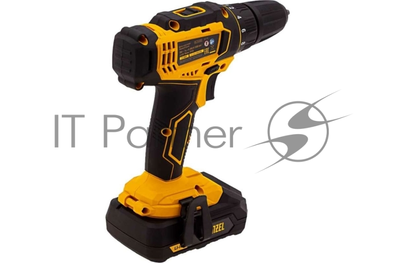 Дрель-шуруповерт аккумуляторная CDL-18-02BM, Li-Ion, 18 В, 2 акк.// Denzel