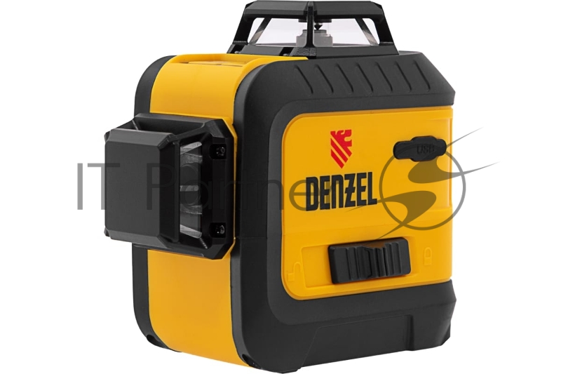 Лазерный уровень мультипризм. LXI 360-3 Green, 30 м, 520 нм, акк. Li 2800 mAh, резьба 1/4// Denzel