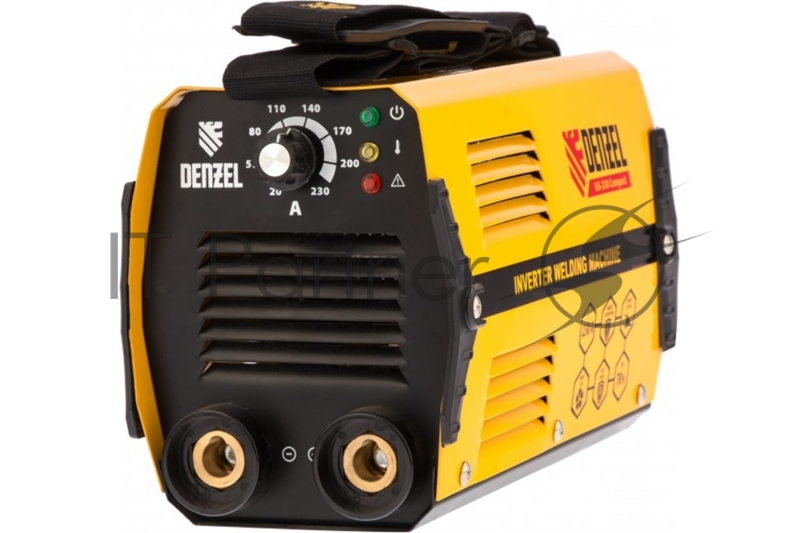 Сварочный аппарат DENZEL ds-230 compact 94374 инвертор. дуговой сварки 230А пв 70%