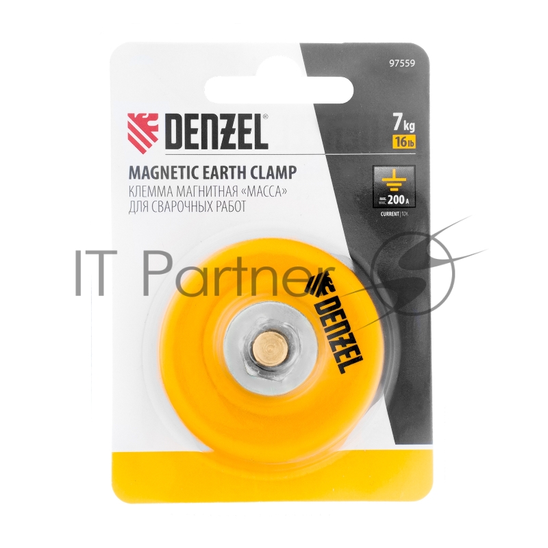 Клемма магнитная масса для сварочных работ// Denzel