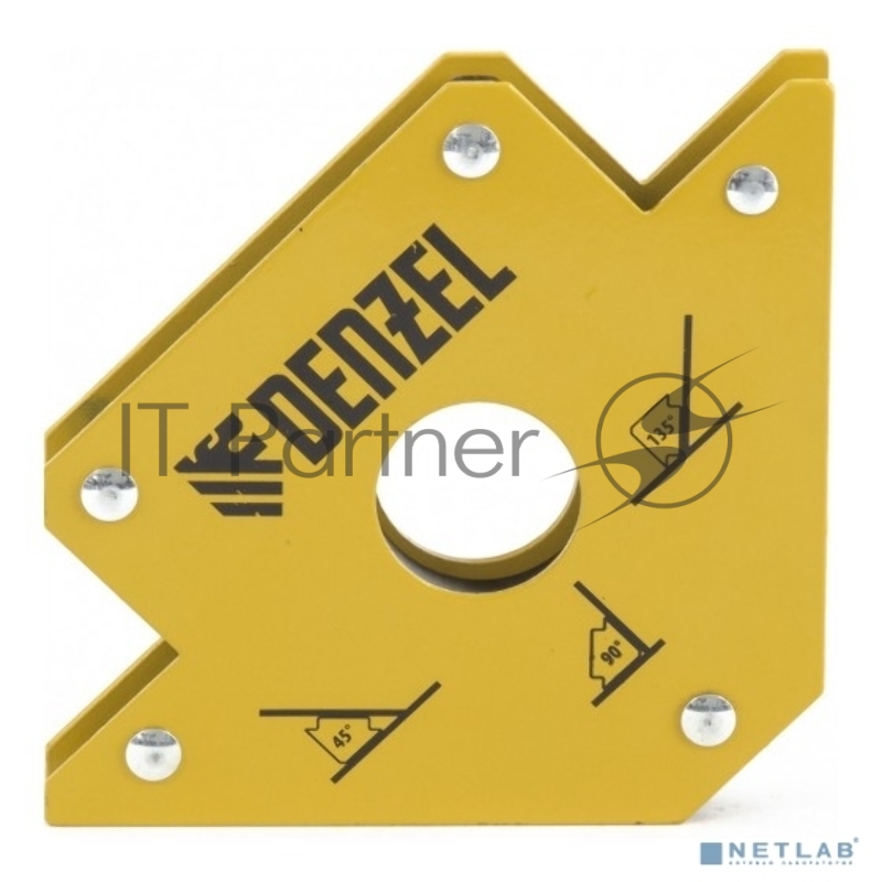 Фиксатор магнитный для сварочных работ усилие 50 LB// Denzel