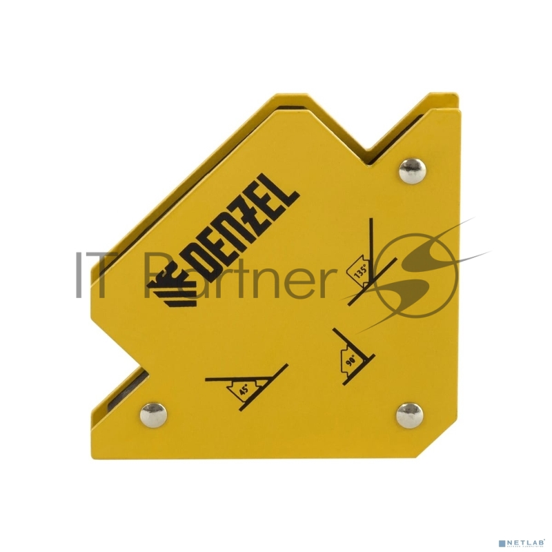 Фиксатор магнитный для сварочных работ усилие 25 LB// Denzel