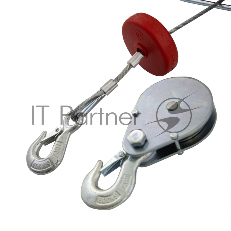 Тельфер электрический TF-800, 0,8 т, 1300 Вт, высота 12 м, 8 м/мин// Denzel