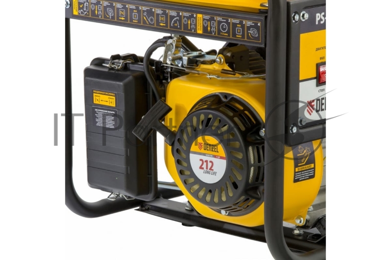 Генератор бензиновый PS-28, 2,8 кВт, 230В, 15л, ручной стартер// Denzel