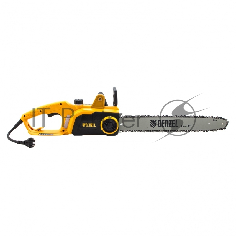 Пила цепная электрическая EDS-2200P, 2,2кВт,поперечная,шина 45см,шаг 3/8, паз 1,3мм, 63зв// Denzel