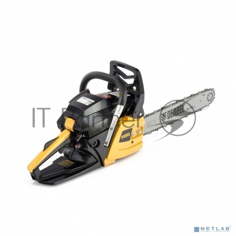 Пила цепная бензиновая DGS-4516, шина 40 см, 45см3, 3,0 л.с., шаг 3/8, паз 1,3 мм, 57 зв// Denzel