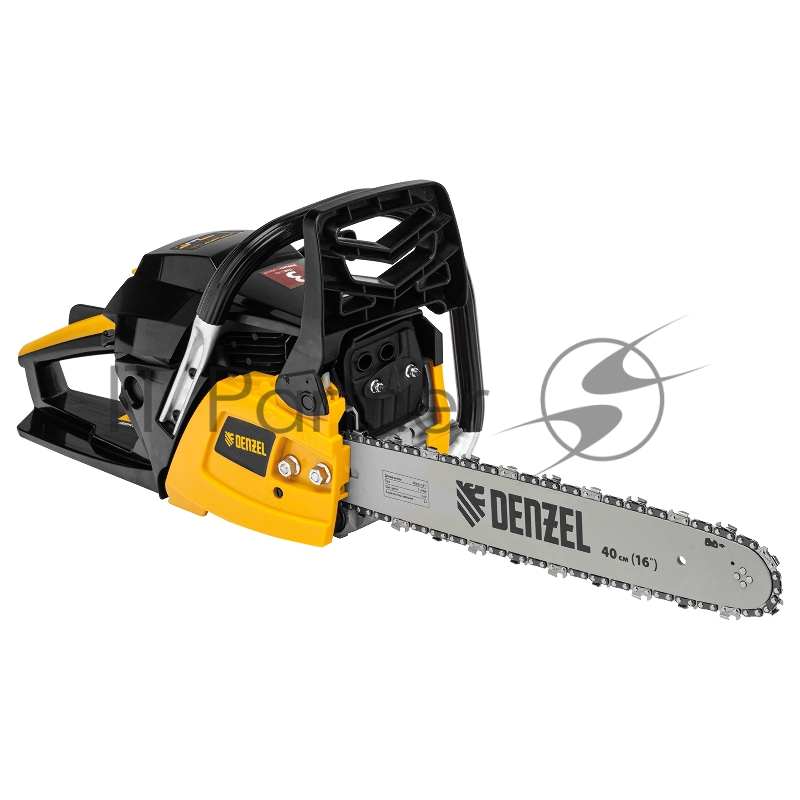 Пила цепная бензиновая DGS-4516, шина 40 см, 45см3, 3,0 л.с., шаг 3/8, паз 1,3 мм, 57 зв// Denzel
