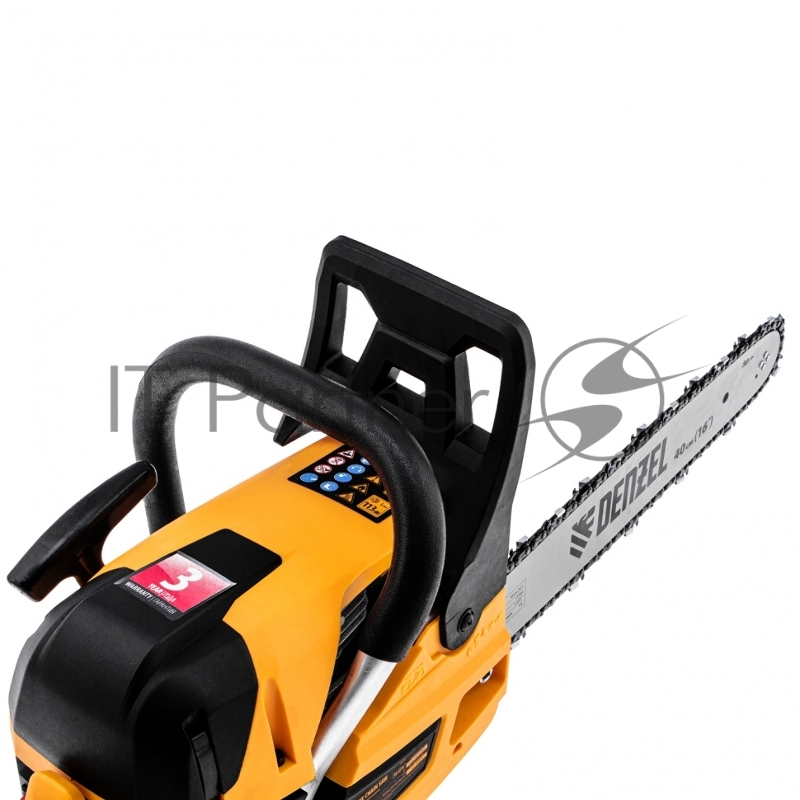 Пила цепная бензиновая DS-4516, шина 40 см, 45см3, 2,5 л.с., шаг 0,325, паз 1,5 мм, 64 зв// Denzel