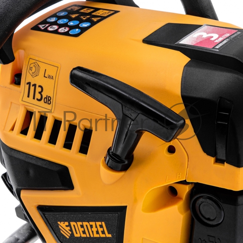 Пила цепная бензиновая DS-4516, шина 40 см, 45см3, 2,5 л.с., шаг 0,325, паз 1,5 мм, 64 зв// Denzel