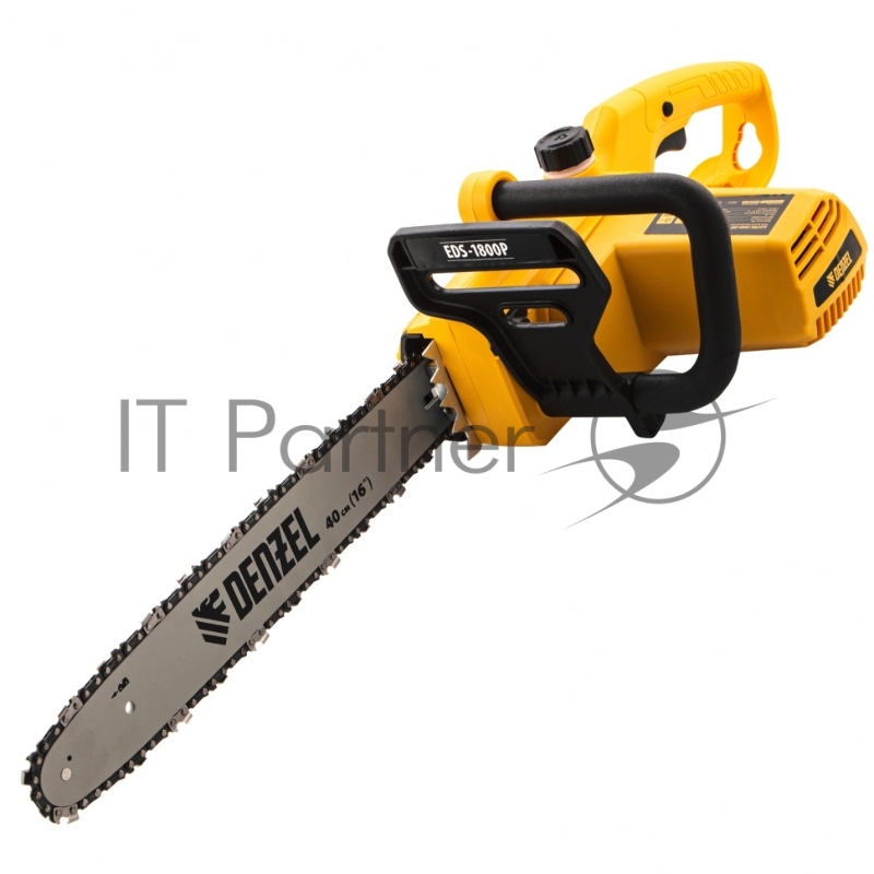 Пила цепная электрическая EDS-1800P, 1,8кВт,поперечная,шина 40см,шаг 3/8, паз 1,3мм, 57зв// Denzel