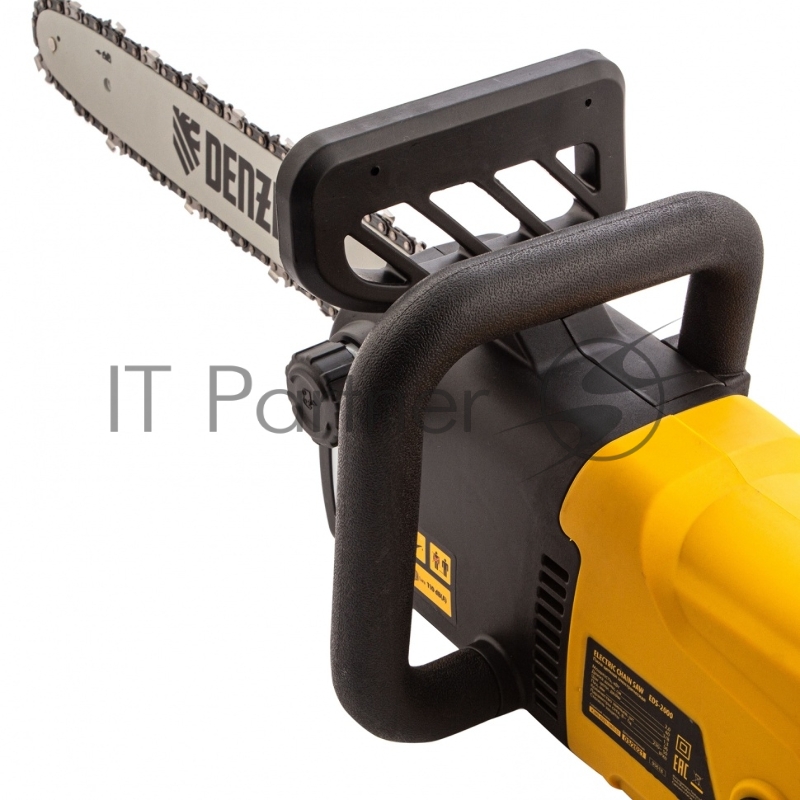 Пила цепная электрическая EDS-2000, 2кВт,продольная,шина 40см,шаг 3/8, паз 1,3мм, 56зв// Denzel