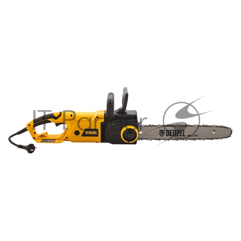 Пила цепная электрическая EDS-2000, 2кВт,продольная,шина 40см,шаг 3/8, паз 1,3мм, 56зв// Denzel