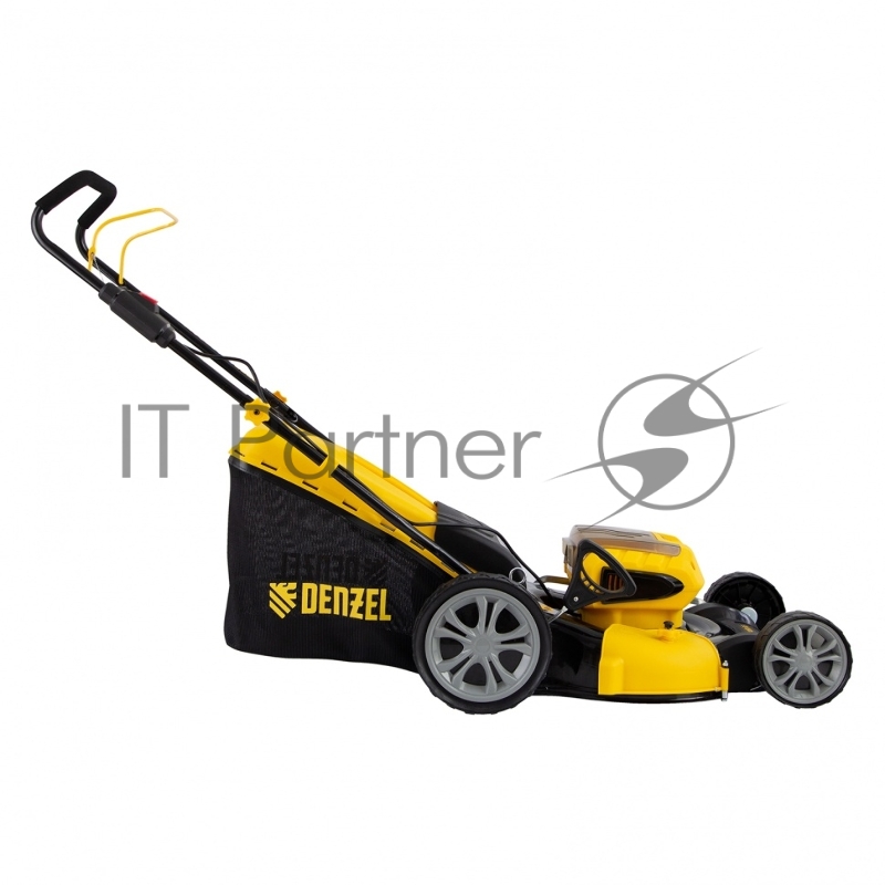 Газонокосилка аккумуляторная бесщет. RLM450-36, Li-ion, 36 В, 4 Ач, 450 мм, травосб. 40 л.// Denzel