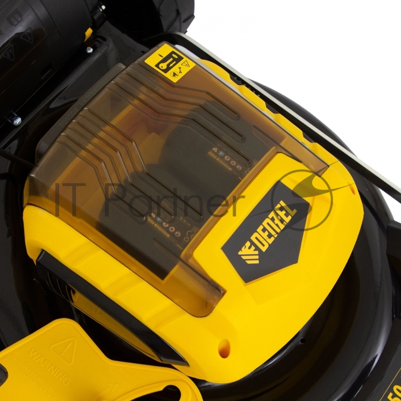 Газонокосилка аккумуляторная бесщет. RLM450-36, Li-ion, 36 В, 4 Ач, 450 мм, травосб. 40 л.// Denzel