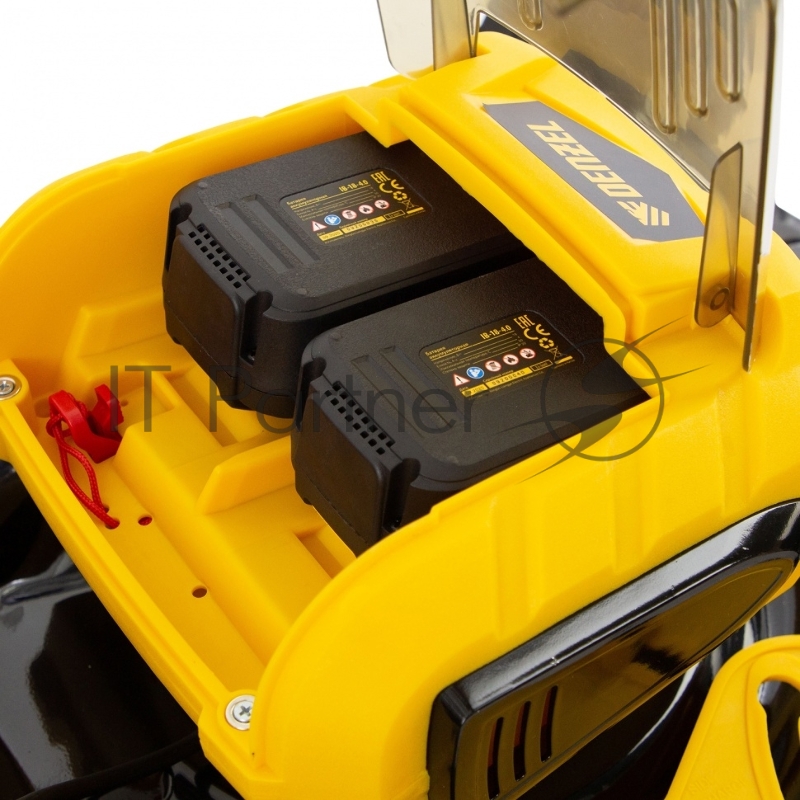 Газонокосилка аккумуляторная бесщет. RLM450-36, Li-ion, 36 В, 4 Ач, 450 мм, травосб. 40 л.// Denzel