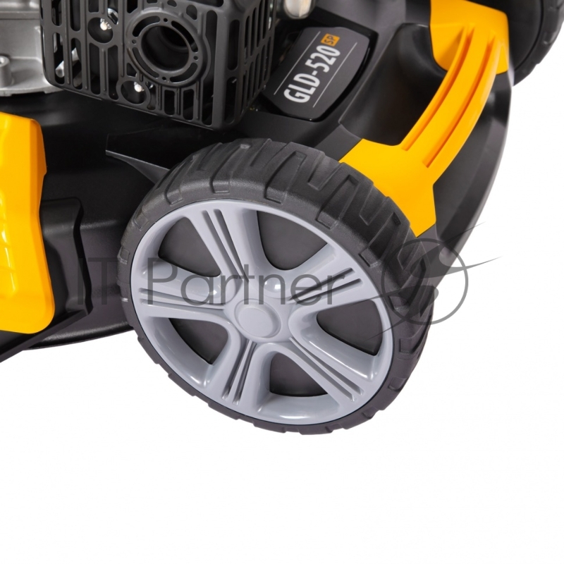 Газонокосилка бензиновая GLD-520SP, 196 куб.см., шир. 52 см,привод,7 уров.,травосб. 60 л// Denzel