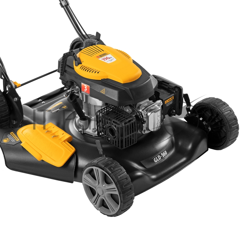 Газонокосилка бензиновая GLD-560, 196 см3,шир 56 см// Denzel