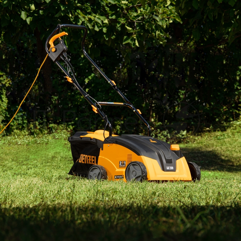 Скарификатор-аэратор электрический SAE-1500, 1500 Вт, -11/+5 см, 32 cм// Denzel