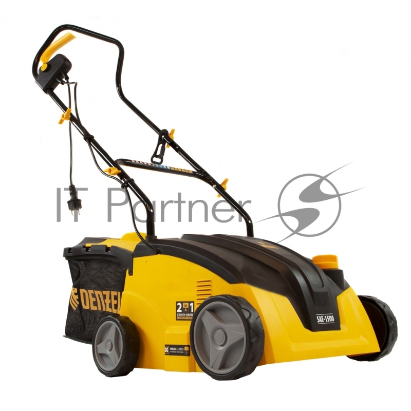 Скарификатор-аэратор электрический SAE-1500, 1500 Вт, -11/+5 см, 32 cм// Denzel