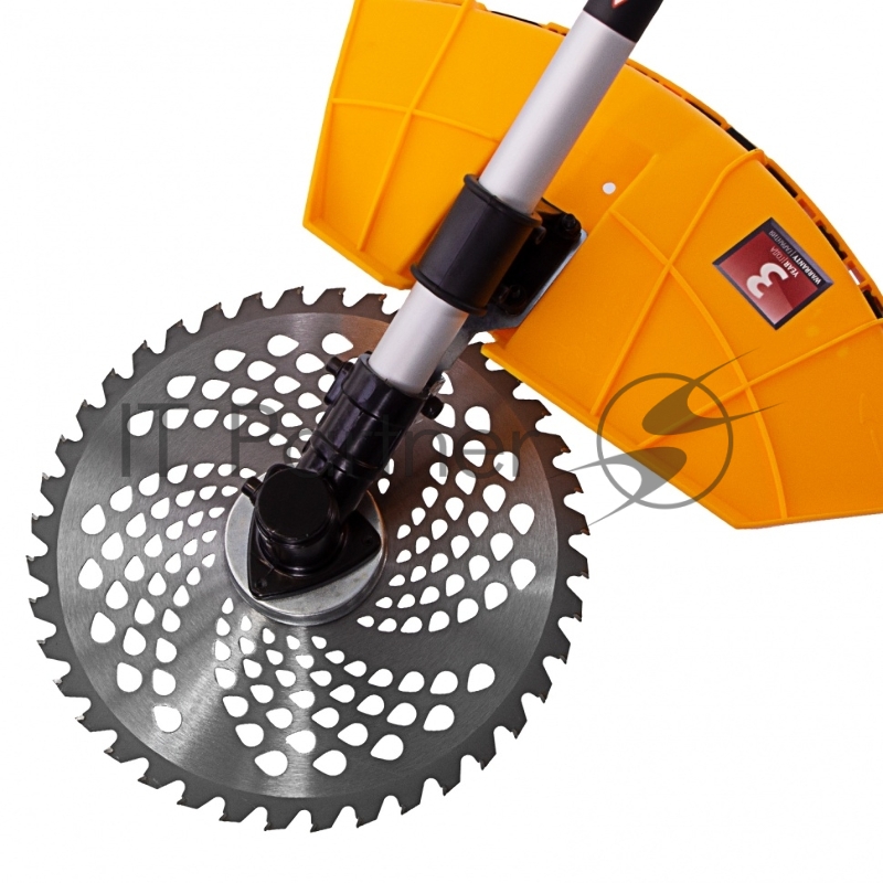 Триммер бензиновый DGT-250 25см3, 1,3 л.с., неразъемная штанга, состоит из 2 частей// Denzel