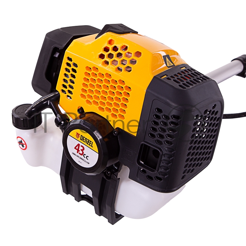 Триммер бензиновый DGT-430, 43см3, 2,5 л.с., неразъемная штанга, состоит из 2 частей// Denzel