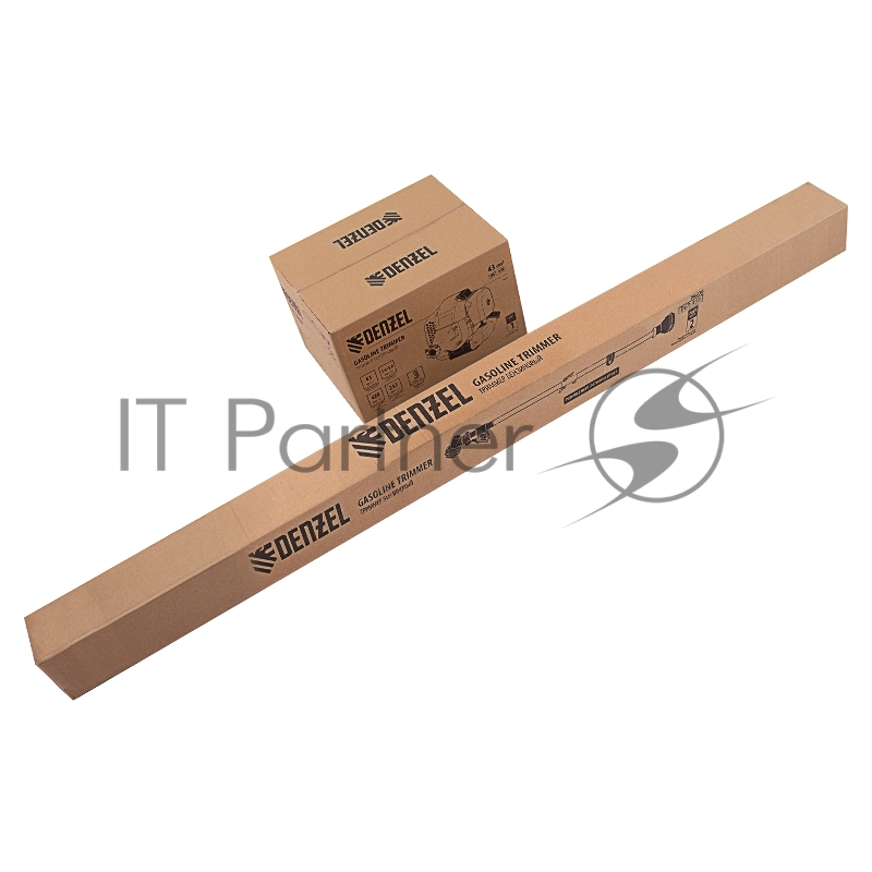 Триммер бензиновый DGT-430, 43см3, 2,5 л.с., неразъемная штанга, состоит из 2 частей// Denzel