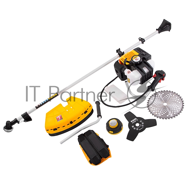 Триммер бензиновый DGT-430, 43см3, 2,5 л.с., неразъемная штанга, состоит из 2 частей// Denzel